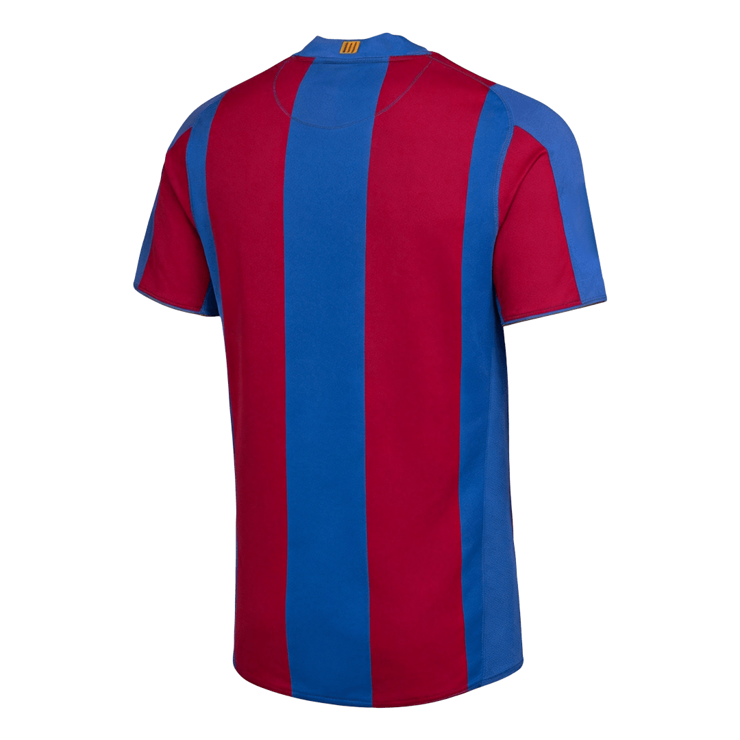Retro Barcelona Thuis Shirt 2007/08 Blauw&Granaatrood