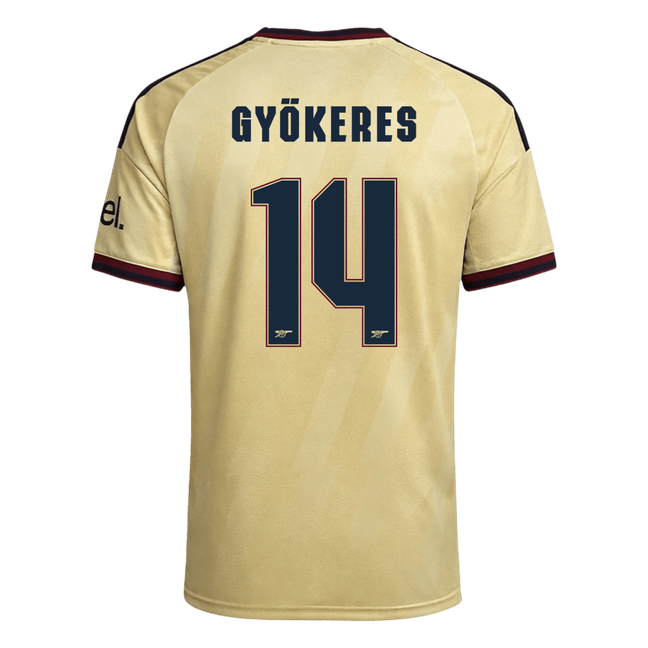GYÖKERES #14 Arsenal Third Maillot 2026/27 Jaune - UCL
