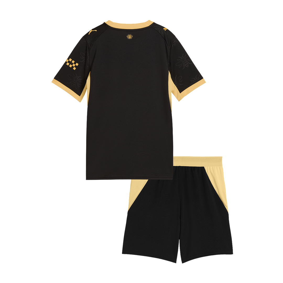 Manchester City Extérieur Maillot Kit 2026/27 Enfant Noir