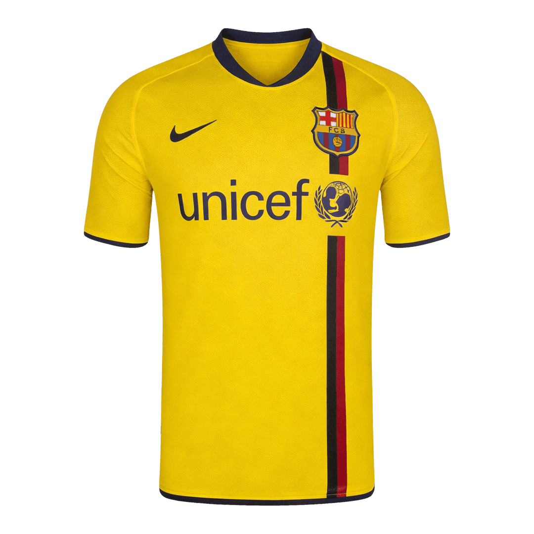 Retro Barcelona Uit Thuisshirt 2008/10 Geel