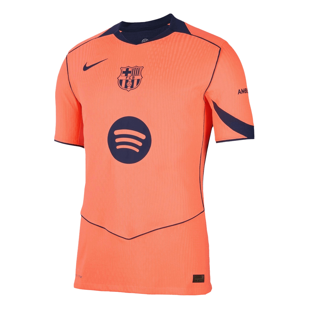 ROONY #19 Barcelona Derde Shirt 2025/26 Oranje Authentiek - UCL