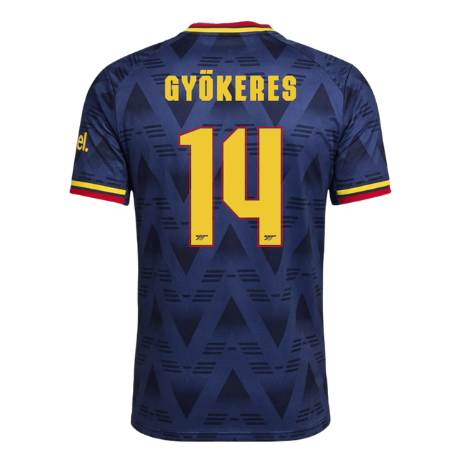 GYÖKERES #14 Arsenal Extérieur Maillot 2026/27 Bleu marine Joueur - UCL