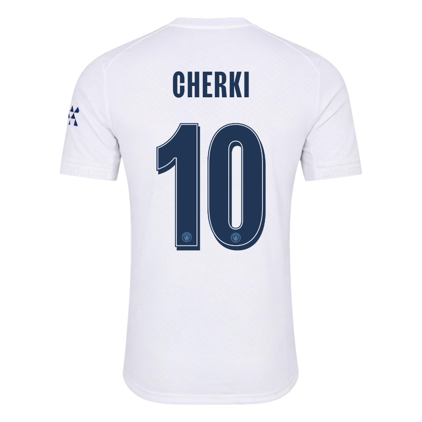 CHERKI #10 Manchester City Third Maillot 2026/27 Blanc Joueur - UCL