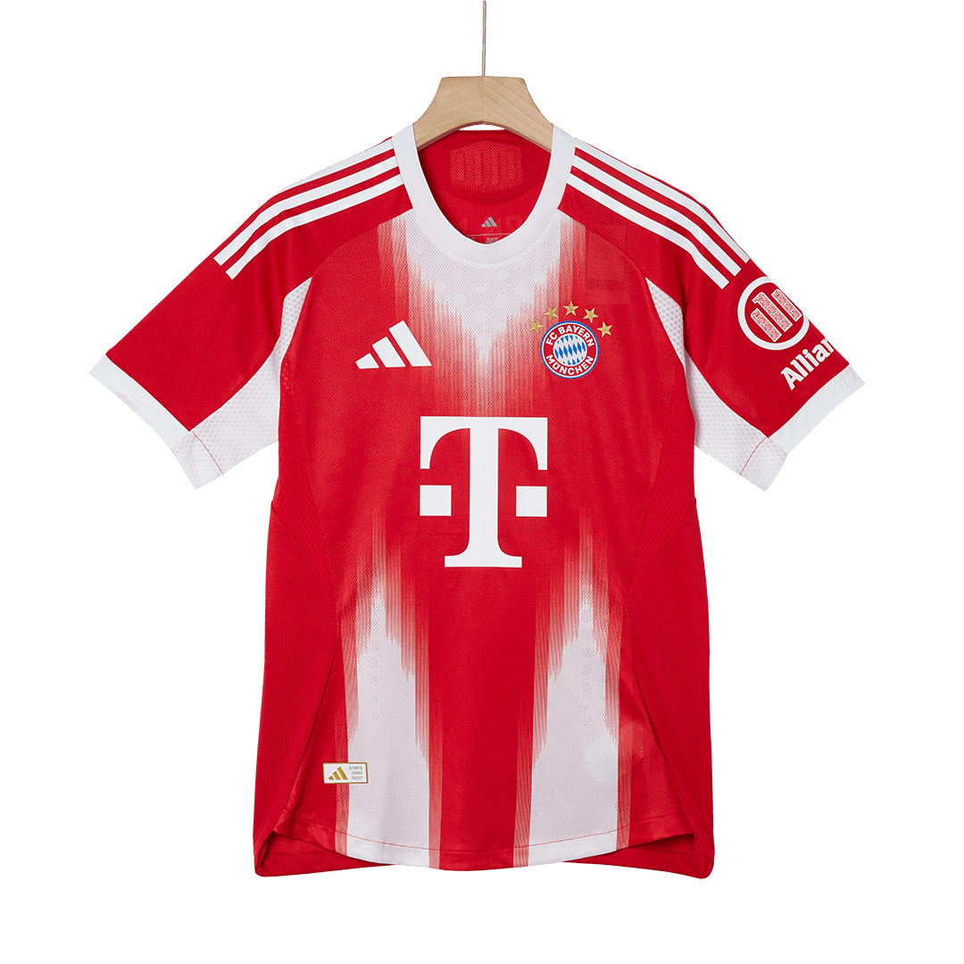 UPAMECANO #2 München Thuisshirt 2025/26 Rood Speler