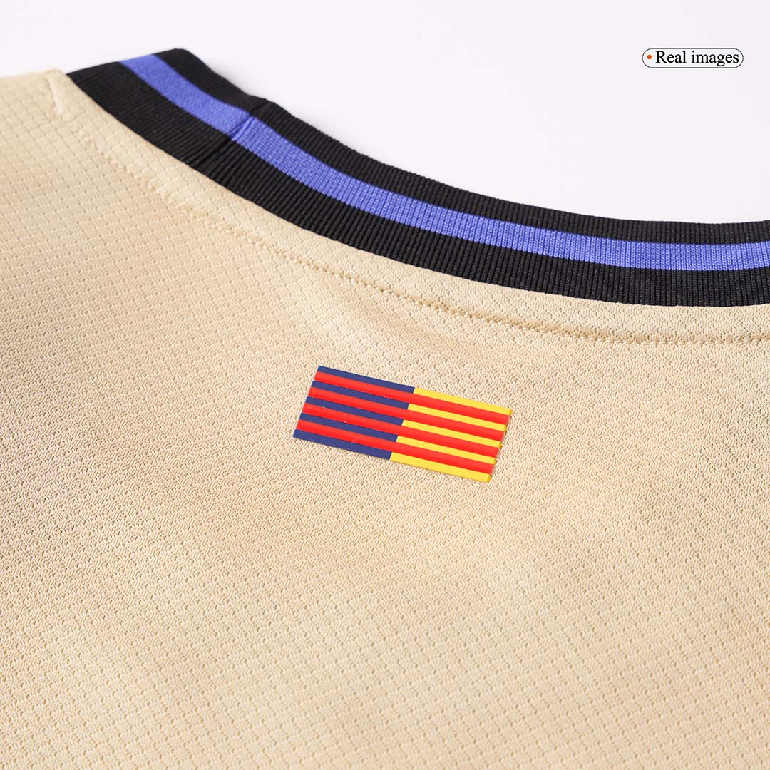 PEDRI #8 Barcelona Uit Thuisshirt 2025/26 Geel - UCL