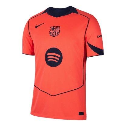 PEDRI #8 Barcelone Third Maillot 2025/26 Orange - UCL