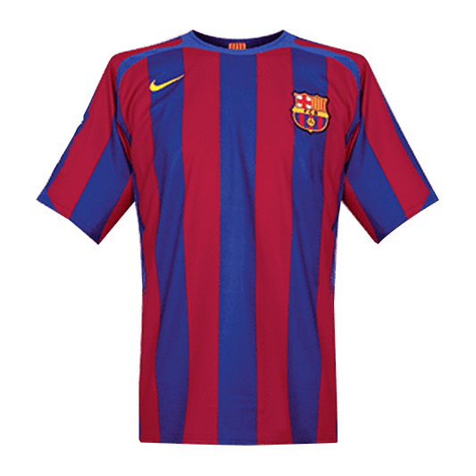Retro FC Barcelona Thuisshirt 2005/06 - UCL