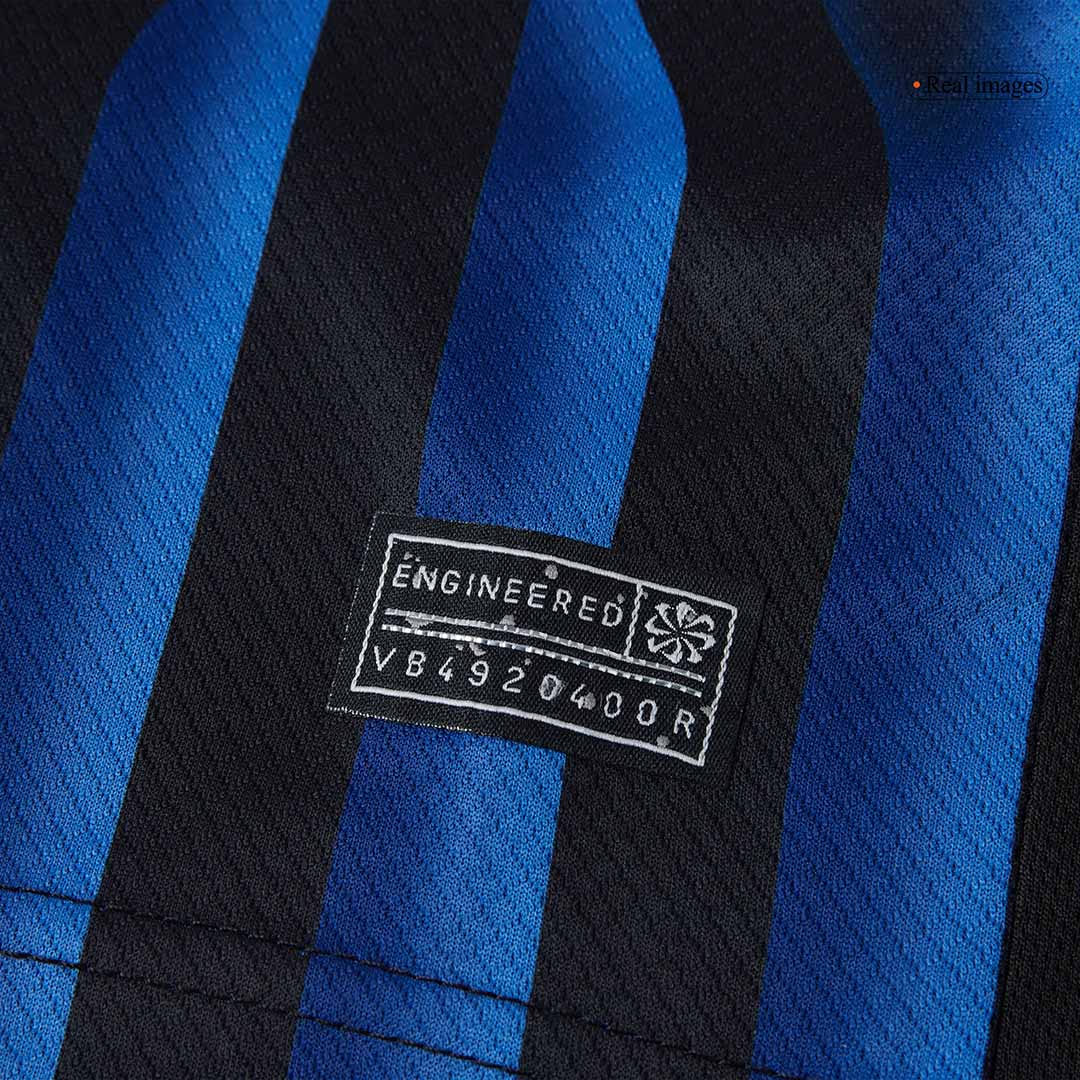 Inter Milan Thuisshirt Kit 2025/26 Junior Blauw&Zwart