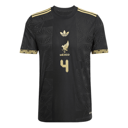 E.ÁLVAREZ #4 Mexico Derde Shirt 2025 Authentiek - Gold Cup