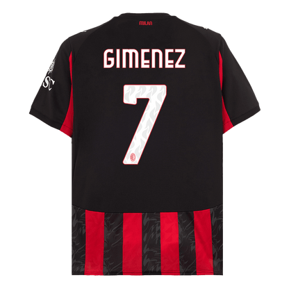 GIMENEZ #7 AC Milan Thuisshirt 2025/26