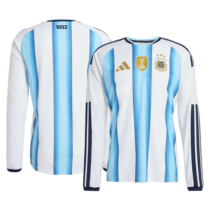 Argentinië Thuis tenue Lange Mouwen - WK 2026 Blauw&Wit