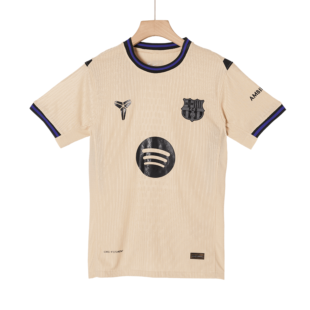 ROONY #28 Barcelona Uit Thuisshirt 2025/26 Geel Speler - UCL