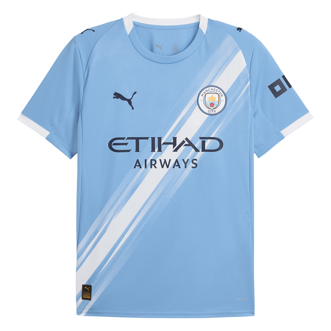RODRIGO #16 Manchester City Thuisshirt 2025/26 Grote Maten