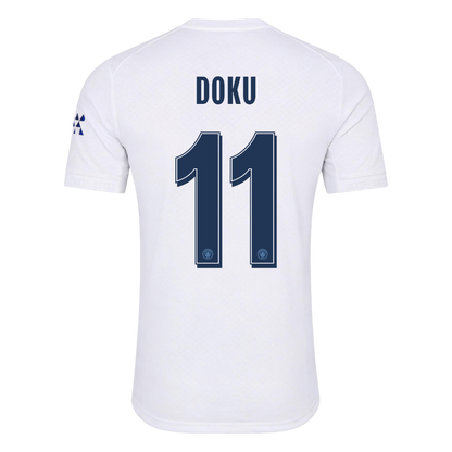 DOKU #11 Manchester City Third Maillot 2026/27 Blanc Joueur - UCL