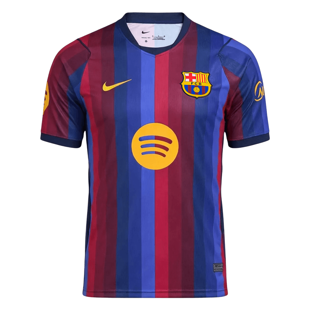 RAPHINHA #11 Barcelone Domicile Maillot 2026/27 Rouge&Bleu Joueur - UCL