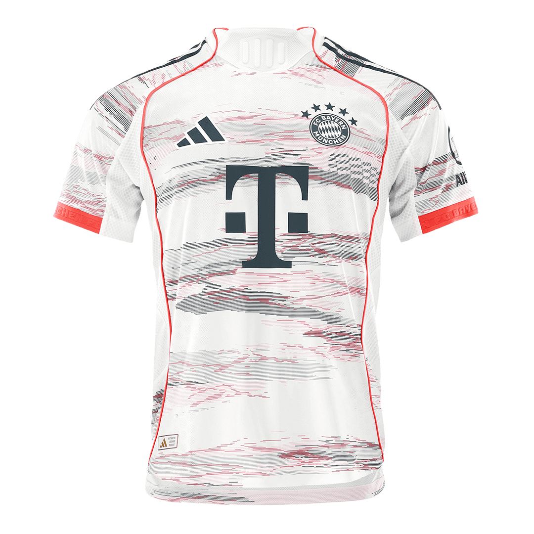 UPAMECANO #2 München Uitshirt 2025/26 Wit Speler