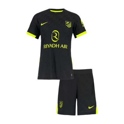 Atlético Extérieur Maillot Kit 2026/27 Enfant Noir