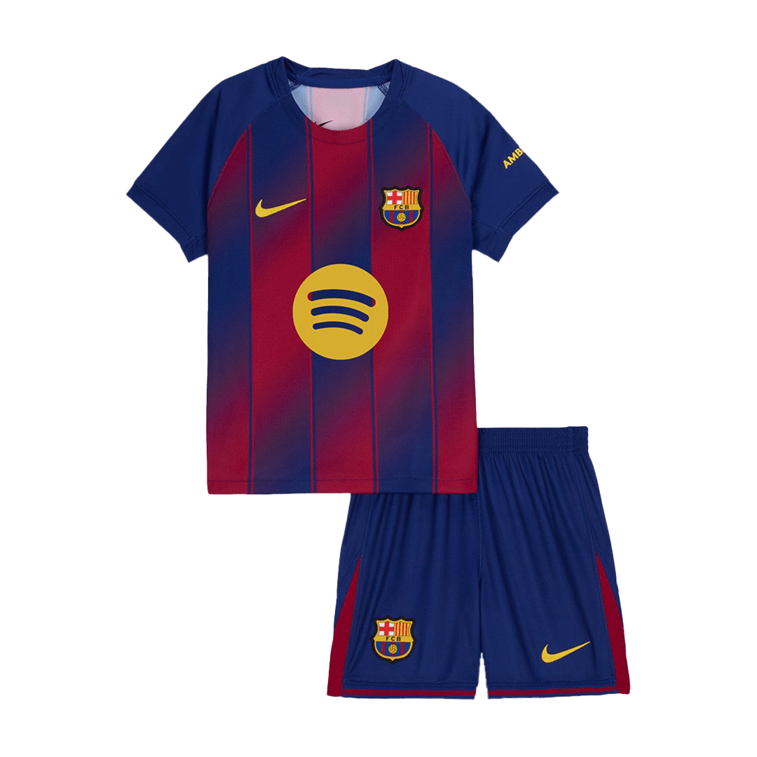 Vente Flash Barcelone Domicile Maillot Kit 2025/26 Enfant