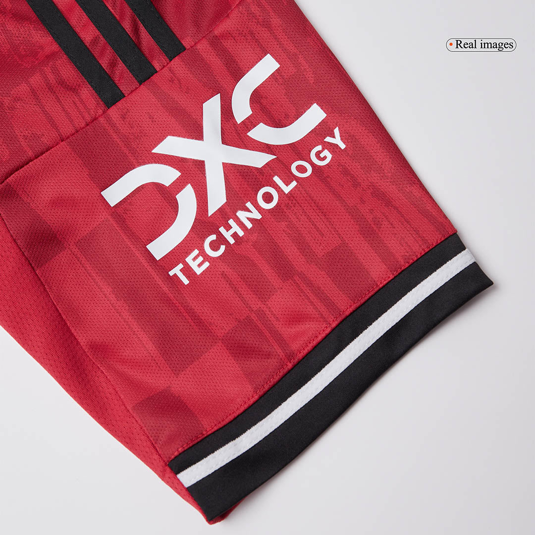 Manchester United Thuisshirt Tenue 2025/26 Rood