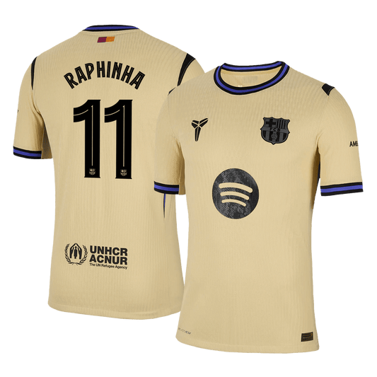 RAPHINHA #11 Barcelona Uit Tenue Thuisshirt 2025/26 Authentiek - UCL