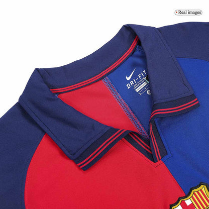 GUARDIOLA #4 Retro Barcelona Thuisshirt 1999/00 - 100-jarig jubileum