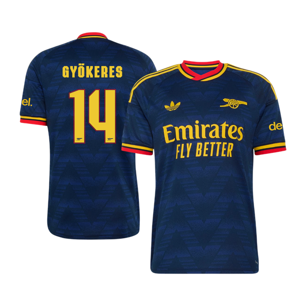 GYÖKERES #14 Arsenal Extérieur Maillot 2026/27 Bleu marine - UCL