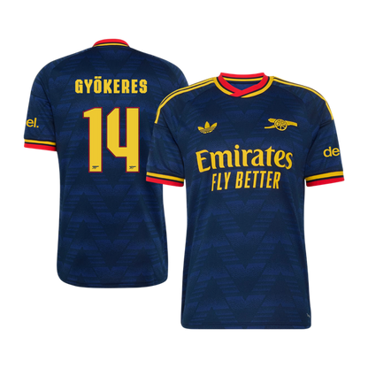 GYÖKERES #14 Arsenal Extérieur Maillot 2026/27 Bleu marine - UCL