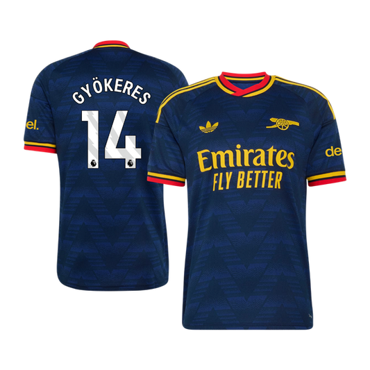 GYÖKERES #14 Arsenal Extérieur Maillot 2026/27 Bleu marine