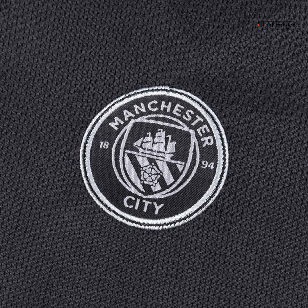 Manchester City Uitshirt 2025/26 Junior Zwart