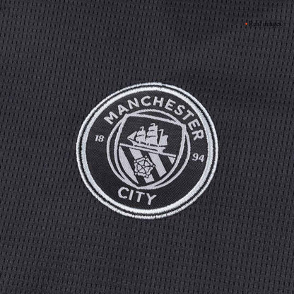 Manchester City Uitshirt 2025/26 Junior Zwart