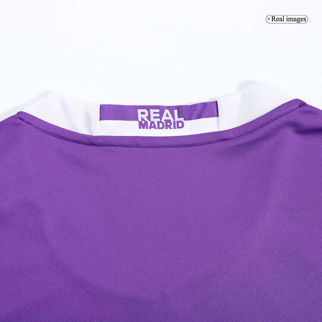 BENZEMA #9 Retro Real Madrid Uit Thuisshirt Lange Mouwen 2016/17