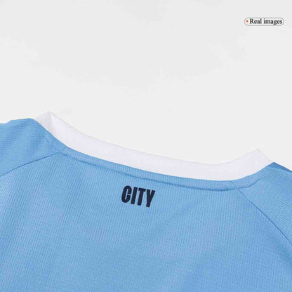 CHERKI #10 Manchester City Domicile Maillot 2025/26 Bleu - Super