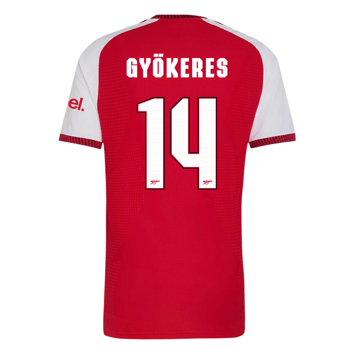 GYÖKERES #14 Arsenal Domicile Maillot 2026/27 Rouge Joueur - UCL