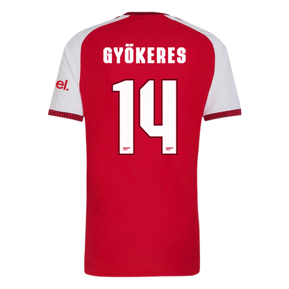 GYÖKERES #14 Arsenal Domicile Maillot 2026/27 Rouge Joueur - UCL