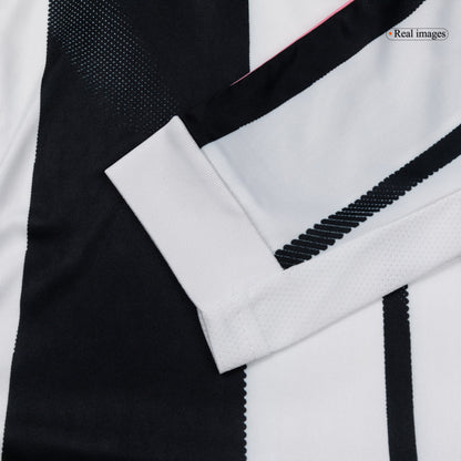 Juventus Thuisshirt Lange Mouwen 2025/26 Zwart&Wit