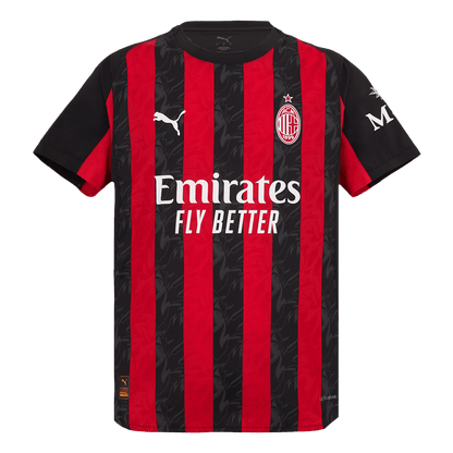 AC Milan Thuis Shirt 2025/26 Rood&Zwart Authentiek Grote Maten