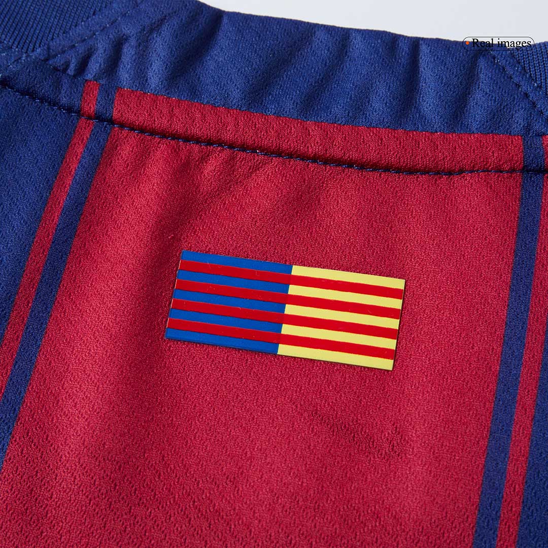 ROONY #28 Barcelone Domicile Maillot 2025/26 Rouge et Bleu - Super