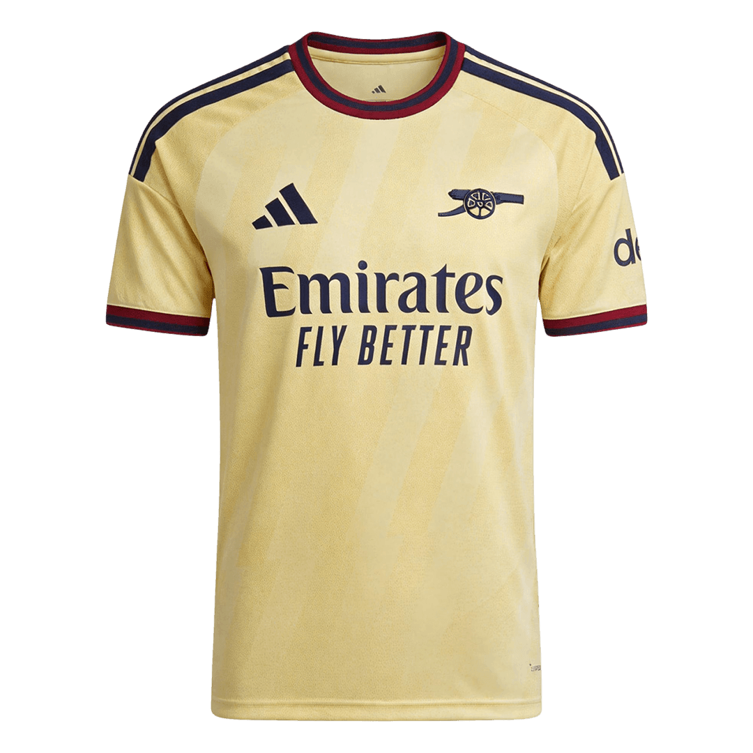 SAKA #7 Arsenal Third Maillot 2026/27 Jaune Joueur - UCL