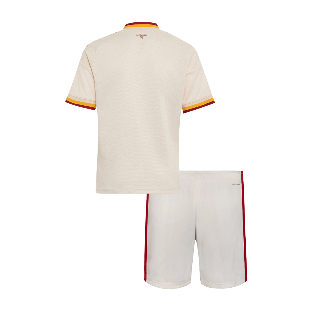 Roma Extérieur Maillot Kit 2026/27 Enfant Blanc