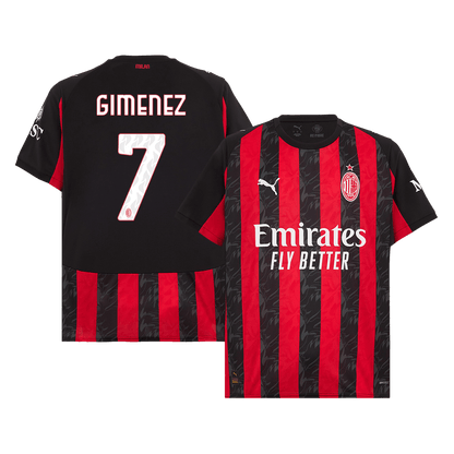GIMENEZ #7 AC Milan Thuisshirt 2025/26