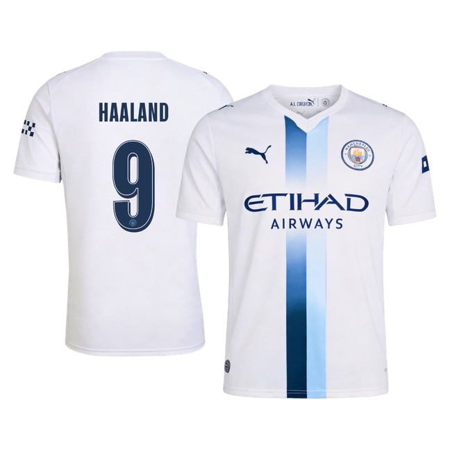 HAALAND #9 Manchester City Third Maillot 2026/27 Blanc - UCL