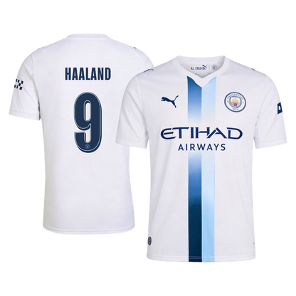 HAALAND #9 Manchester City Third Maillot 2026/27 Blanc - UCL