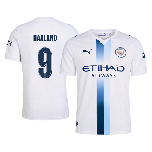 HAALAND #9 Manchester City Third Maillot 2026/27 Blanc - UCL