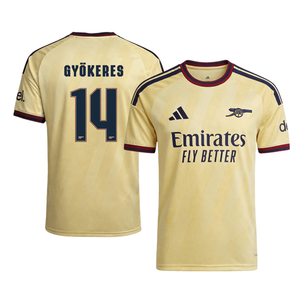 GYÖKERES #14 Arsenal Third Maillot 2026/27 Jaune - UCL