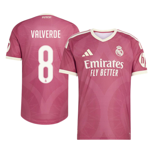 VALVERDE #8 Real Madrid Third Maillot 2026/27 Rose Joueur