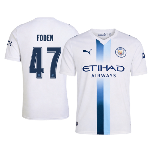 FODEN #47 Manchester City Third Maillot 2026/27 Blanc - UCL