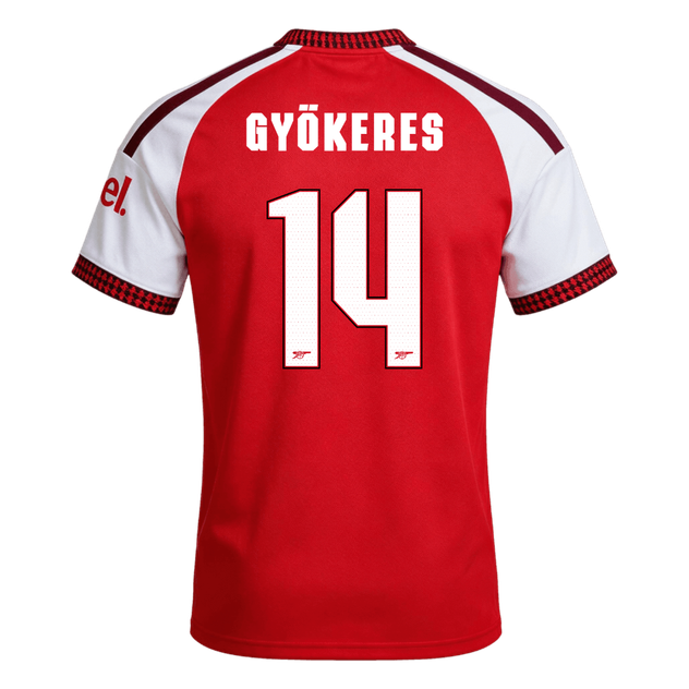 GYÖKERES #14 Arsenal Domicile Maillot 2026/27 Rouge - UCL - Super