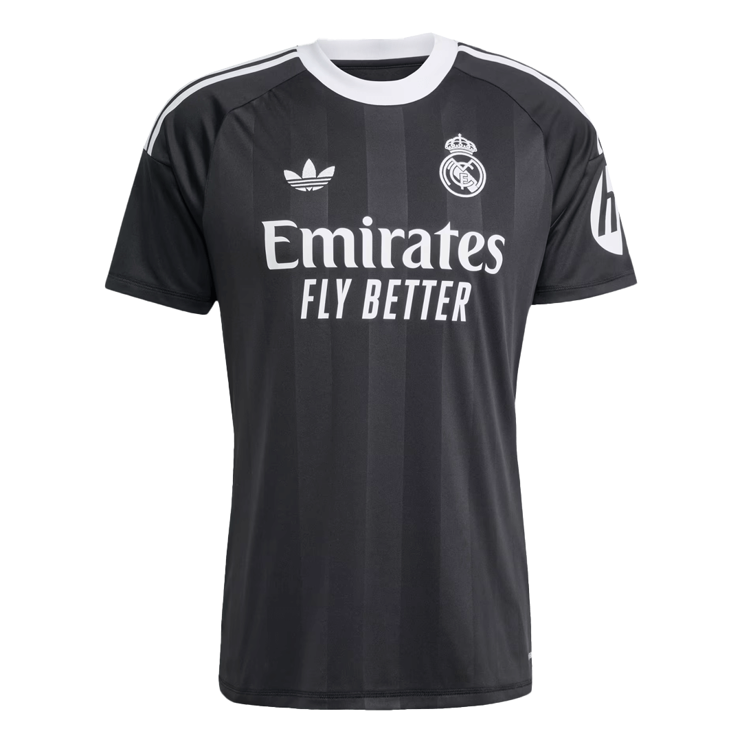 Real Madrid Keepersshirt 2025/26 Zwart Grote Maat