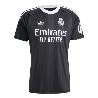 Real Madrid Keepersshirt 2025/26 Zwart Grote Maat
