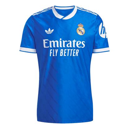 F. MENDY #23 Real Madrid Derde Thuisshirt 2025/26 Blauw Speler